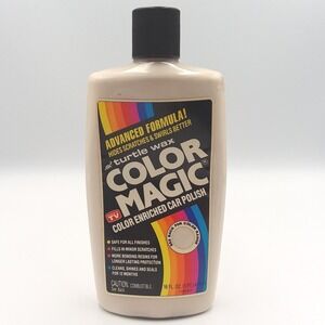 Vintage Turtle Wax Color Magic Advance Formula White Enriched Car Polish HTF